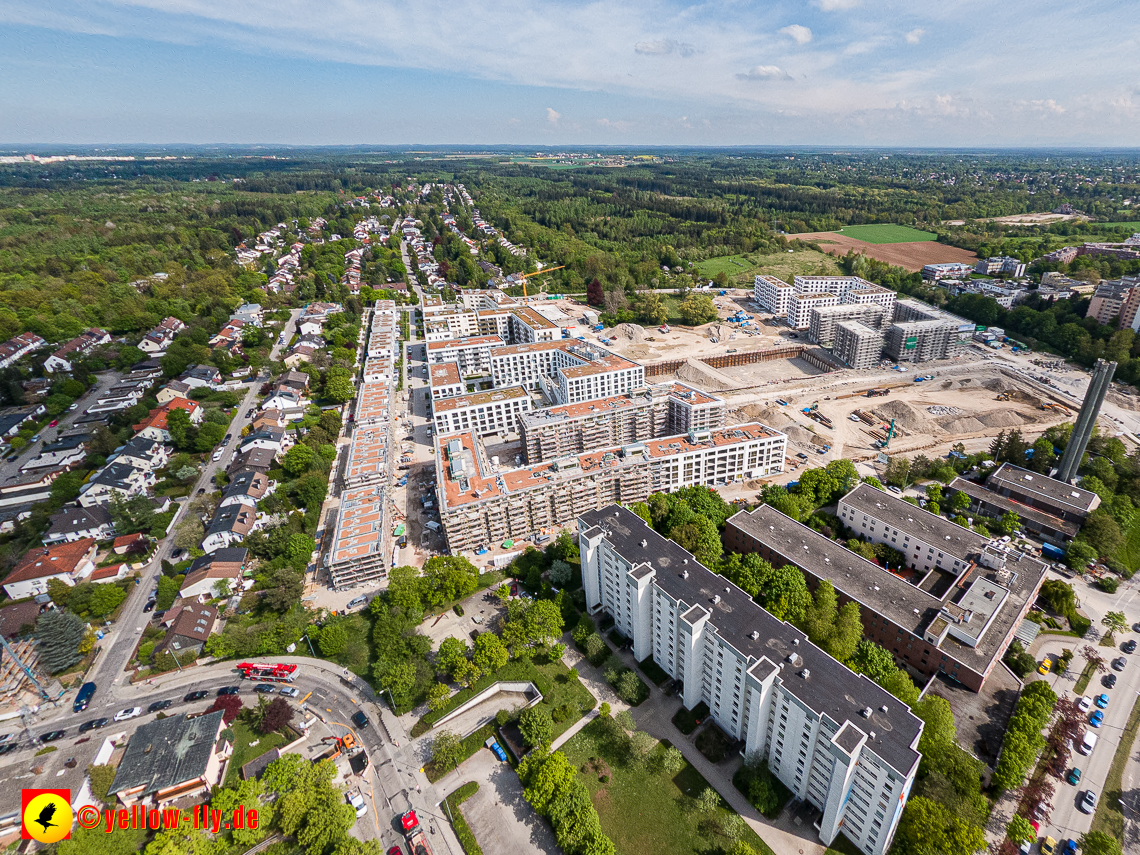 09.05.2023 - Baustelle Alexisquartier und Pandion Verde in Neuperlach